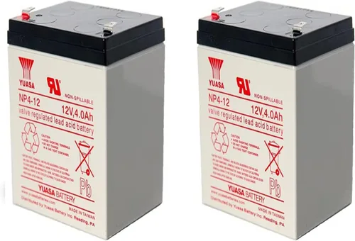 Miniatura 2 de Yuasa Batería NP4-12 Batería de plomo ácido sellada de 12 voltios y 4 amperios (2)