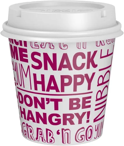 Miniatura 5 de Dixie To Go Snack Cups con tapas, tamaño de viaje de 10 onzas, 24 vasos de papel desechables
