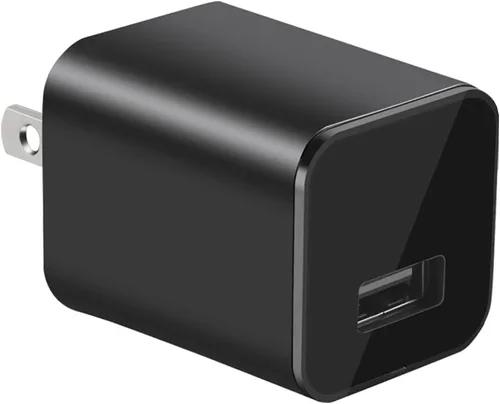 Cámara de cargador inteligente - Cámara inalámbrica Mini HD 1080P WiFi Cámara para seguridad interior en el hogar