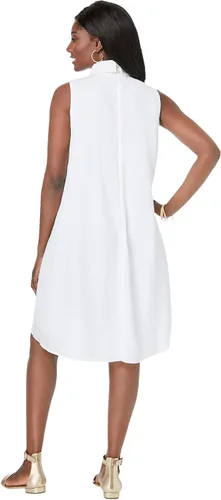 Miniatura 3 de Jessica London Vestido de cuello alto Georgette de talla grande para mujer