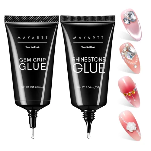 Miniatura 10 de Makartt 3D Gel de Arte de Uñas para Esculpir: Gel de Uñas 3D Multifuncional de 15g Transparente 3-en-1 para Moldear y Pintar Diseños de Uñas