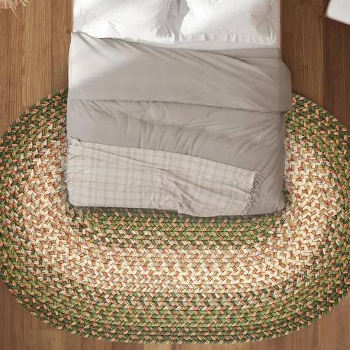 Miniatura 12 de Rhody Rug Easy Living EL33 Taupetone - Alfombra ovalada trenzada de 4 x 6 pies, decoración del hogar, tapete para piso o dormitorio, de fácil