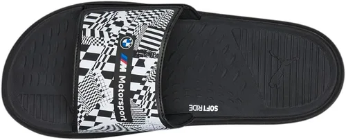Miniatura 4 de PUMA Hombres Bmw Mms Softride Slide Sandalias Atléticas Casual - Negro
