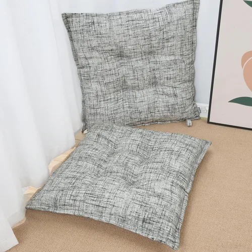 Miniatura 18 de SINSOSSO - Almohadas de suelo grandes de 22 pulgadas, de espuma viscoelástica, cuadradas, antideslizantes, para respaldo de oficina, yoga, asiento