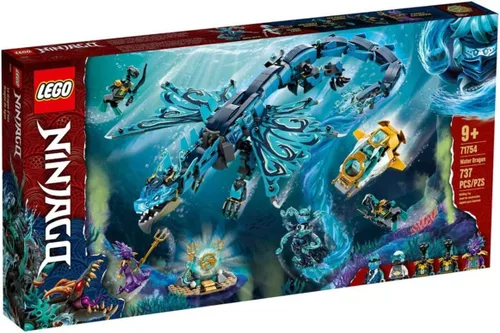 Miniatura 4 de LEGO NINJAGO - Juguete de dragón de agua, 71754, juego de construcción con 5 minifiguras y armas, regalos ninja para niños de 9 años de edad, niños