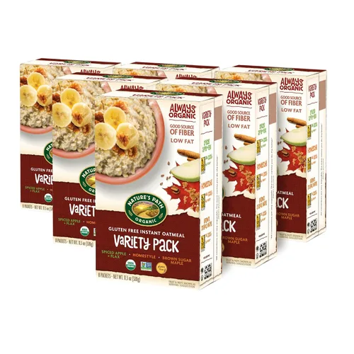 Miniatura 4 de Nature's Path - Paquete de variedad de avena orgánica, 11.3 oz (Paquete de 6), sin gluten, sin transgénicos
