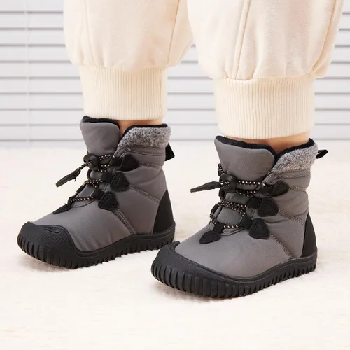 Miniatura 108 de BMCiTYBM Botas de nieve de invierno para bebés y niños pequeños, de piel sintética, cálidas, antideslizantes, zapatos para primeros pasos