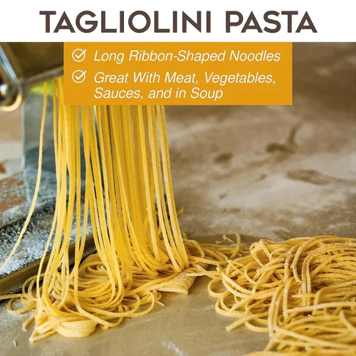 Miniatura 5 de Morelli Pasta de huevo Tagliolini Pasta italiana - Pasta gourmet - Hecho a mano en pequeños lotes - Fideos de pasta italiana importados - Pasta