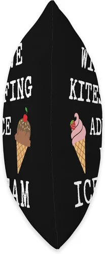 Miniatura 2 de Kitesurfing Gifts Kitesurfer Equipment Kitesurf Advice for Ice Cream - Cojín de kitesurf, 16 x 16, multicolor