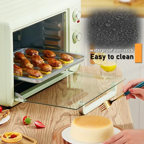 Miniatura 2 de Revestimientos para horno para la parte inferior del horno, paquete de 5 tapetes grandes y resistentes, 17 x 25 pulgadas, antiadherentes