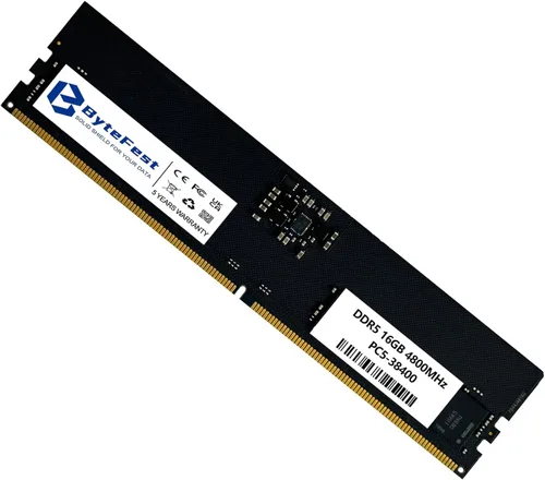 DDR5 RAM 16GB 4800MHz PC5-38400 CL40 UDIMM 1.1V 288 Pin Compatible Computadora de escritorio Módulo de memoria RAM