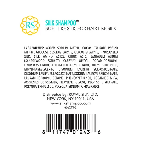 Miniatura 6 de Royal Silk El champú de seda original suave como la seda para el cabello como la seda. Ultra suave, calmante y suave. Todos los géneros, edades