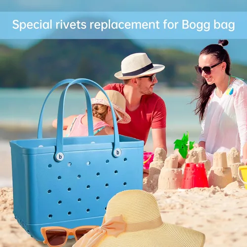 Miniatura 4 de 5 botones de repuesto para bolsa de playa, accesorios de bolsa Boggg, remaches de repuesto para bolsa de playa, accesorios de goma