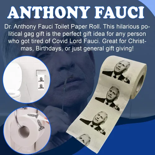 Miniatura 6 de Anthony Fauci - Rollo de papel higiénico Divertido regalo político de broma del Dr. Fauci para demócratas y republicanos que se oponen a Fauci