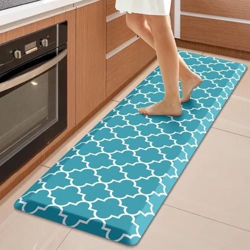 Miniatura 53 de WISELIFE - Tapete antifatiga para piso de 4/5 pulgadas, tapete de cocina antideslizante, impermeable, resistente, ergonómico, cómodo, duradero