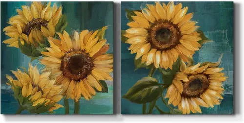Miniatura 8 de Renditions Gallery Arrangement of Spring I - Arte de pared, decoración en lienzo de alta calidad con envoltura de galería, listo para colgar, 10