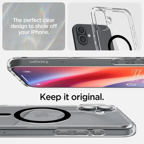 Miniatura 314 de Spigen Funda para iPhone 13 Mini, ultra híbrida MagFit [antiamarilleo] [compatible con Magsafe] - Transparente
