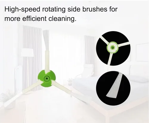 Miniatura 6 de Piezas de repuesto para aspiradora iRobot Roomba i7 i7+ i2 i3 i3+ i4 i4+ i6 i6+ i8 i8+ E5 E6 E7, I, E y J Series, 1 juego de cepillos de goma, 4