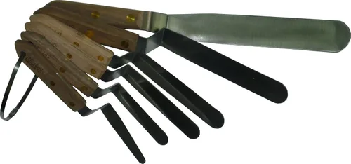 Newborn juego de 6 espátulas con mango de madera