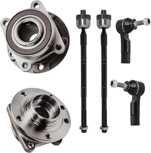 Miniatura 208 de Detroit Axle - Kit de nudillos de dirección delantera izquierda para Ford Edge Lincoln MKX 07-10, cojinete de rueda del lado del conductor, nudillo