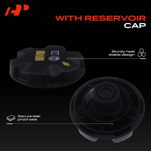 Miniatura 5 de A-Premium Tanque de depósito de recuperación de desbordamiento de refrigerante del motor [con tapa] Compatible con BMW X3 2018-2020 2.0L 3.0L, X4