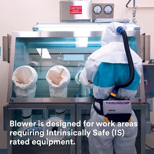Miniatura 5 de 3M Respirador PAPR, kit de respirador purificador de aire alimentado por Versaflo, TR-800-ECK, intrínsecamente seguro, aprobado por NIOSH, listo
