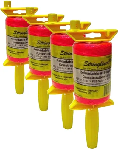 Miniatura 2 de Company Stringliner-25462 25462 - Línea de construcción trenzada de 500 pies, rosa fluorescente, 500 pies, 1 unidad (paquete de 1)