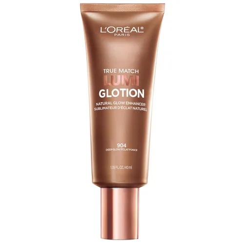 Miniatura 17 de L'Oréal Paris Maquillaje True Match Lumi Glotion, Potenciador de brillo natural, Iluminador resaltador, Gotas bronceadoras para un brillo bañado por