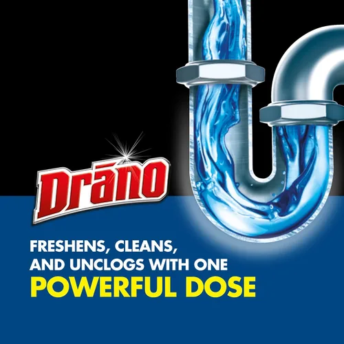 Miniatura 6 de Drano Removedor de obstrucciones de espuma de doble fuerza, línea comercial, 17 onzas