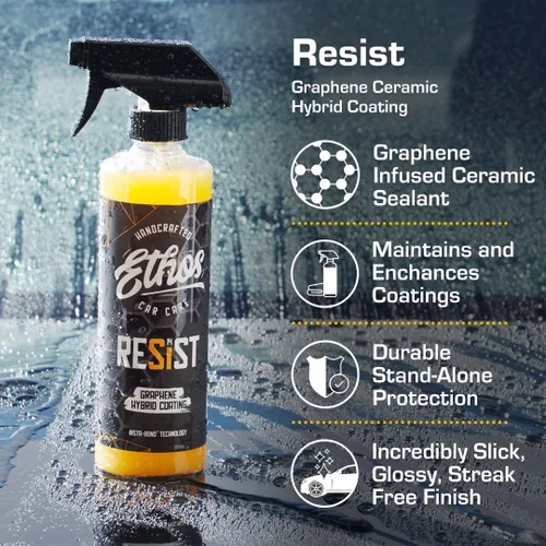 Miniatura 2 de RESIST Revestimiento en Aerosol de Grafeno - Revestimiento Cerámico UV para Autos - Fórmula Híbrida 2 en 1 Revestimiento en Aerosol Cerámico