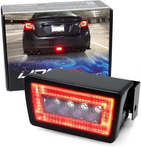 Juego de luces LED antiniebla y traseras 3 en 1 iJDMTOY (luz trasera, luz de freno, luz de marcha atrás) para Subaru Impreza WRX STI o XV Crosstrek