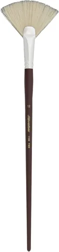 Miniatura 46 de Silver Brush Limited 1903S6 Bristlon Filbert - Brocha para pinturas acrílicas y al óleo, tamaño 6, mango corto Filbert - Mango corto