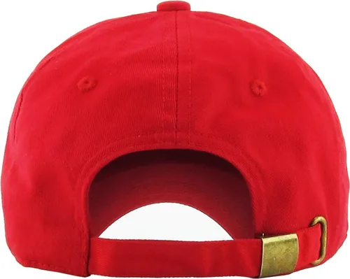 Miniatura 116 de KBETHOS® Gorra de béisbol de algodón ajustable de algodón con corona baja clásica