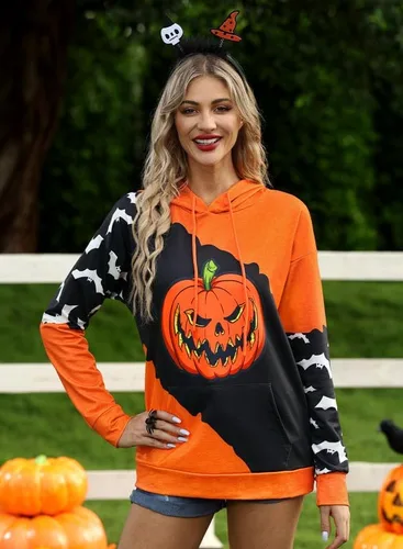 Miniatura 3 de For G and PL Sudadera con capucha de manga larga con bolsillo para el Día de San Patricio