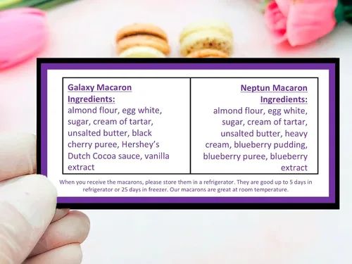 Miniatura 5 de Paquete económico de 6 macarons Galaxy y Neptune