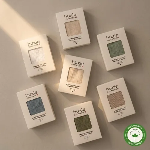 Miniatura 6 de Sábanas para cuna, sábana bajera ajustable de muselina de algodón orgánico, tamaño estándar para niñas de 28 x 52 pulgadas, ultrasuaves y Niebla