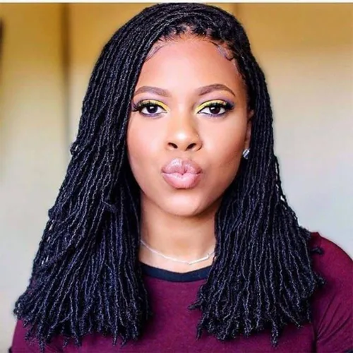 Miniatura 29 de Extensiones de cabello humano con 10 hebras de 6 pulgadas, 100 % hechas a mano, extensiones permanentes de rastas para mujeres y hombres, se pueden