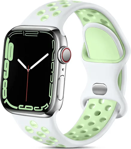 Miniatura 12 de Lerobo - Bandas deportivas compatibles con Apple Watch Band de 40 mm, 41 mm, 38 mm y 42 mm para Series 11, 10 para mujeres y hombres, suaves bandas