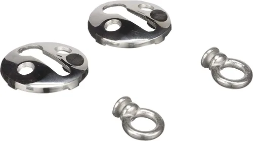 Miniatura 3 de Seachoice Cerradura de guardabarros para barco, acero inoxidable, paquete de 2