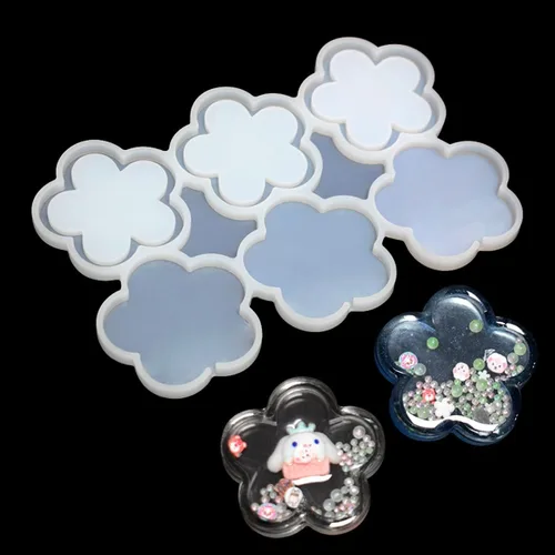 Miniatura 5 de mostsom Moldes de silicona para piruletas, moldes de silicona para piruletas de chocolate, con diseño de hojas, flores, dulces, sin palillos, 2