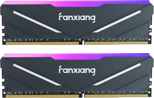 fanxiang RGB DDR4 RAM 32 GB (2 x 16 GB) 3200 MHz CL16 V1.35, Memoria para sobreaceleración de máquinas de juego de escritorio, Compatible con Intel