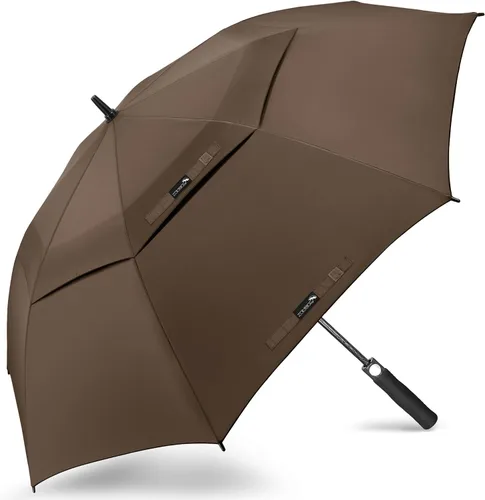 Miniatura 29 de ZOMAKE - Paraguas de golf a prueba de viento, extragrande, de gran tamaño, de doble dosel resistente para lluvia, juegos deportivos y carrito