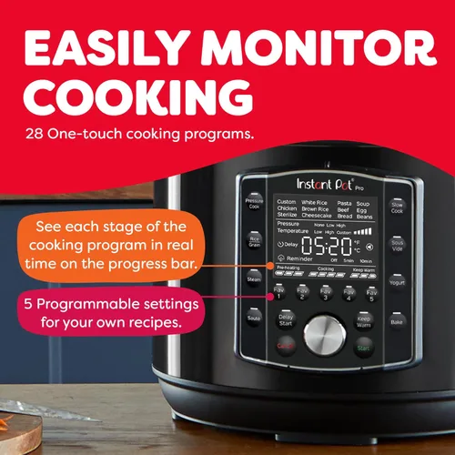 Miniatura 4 de Instant Pot Pro (8 QT) 10-in-1 Pressure Cooker