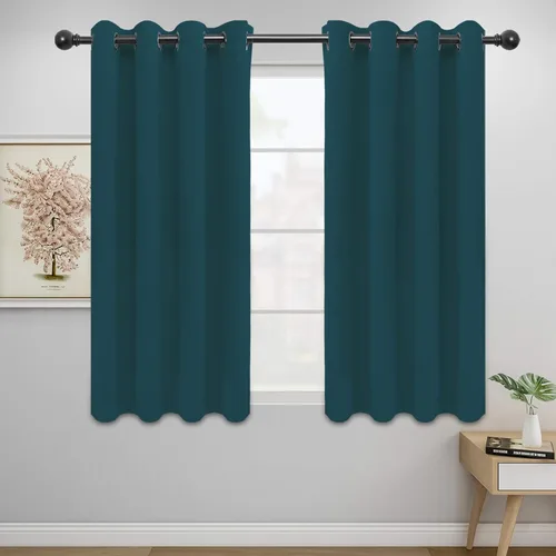 Miniatura 220 de Easy-Going - Cortinas opacas para dormitorio, aislamiento térmico sólido con ojales, cortinas de ventana para reducción de ruido, cortinas