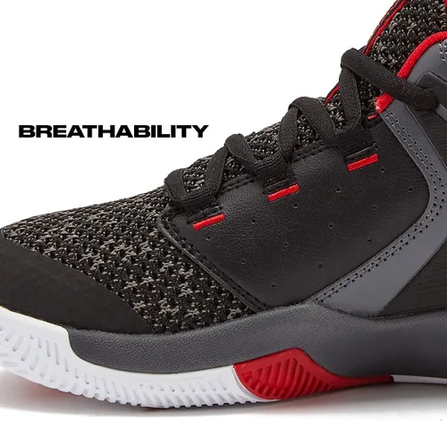 Miniatura 3 de AND1 Zapatos de baloncesto para niñas y niños, tenis altos para niños, zapatos de baloncesto juveniles para niños, talla 1 a 7 para niños pequeños