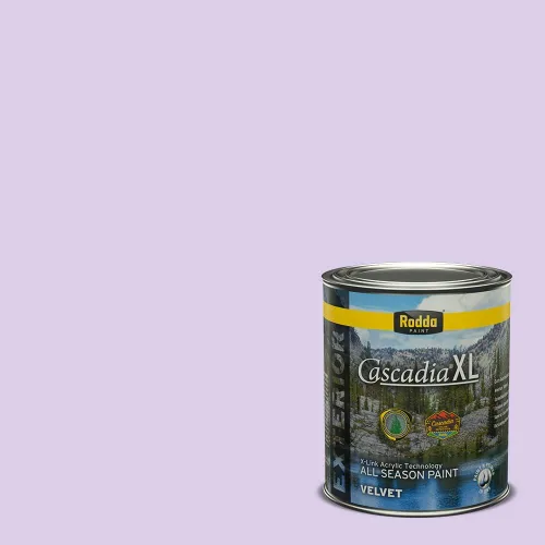 Miniatura 126 de Rodda Paint CASCADIA XL Pintura e imprimación satinada para exteriores en uno, cuarto de galón, azul playa norte