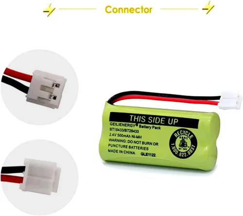 Miniatura 7 de BT18433 BT28433 - Batería inalámbrica para teléfono compatible con AT&T/Lucent BT-18433 BT-184342 BT-28433 BT-284342 BT-6010 BT-8000 BT-8001 BT-8300