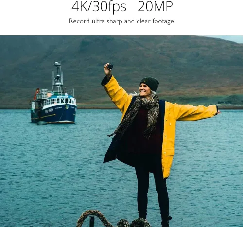 Miniatura 4 de AKASO EK7000 Pro 4K30FPS 20MP WiFi Cámara de acción y 7 en 1 Kit de accesorios para cámara de acción