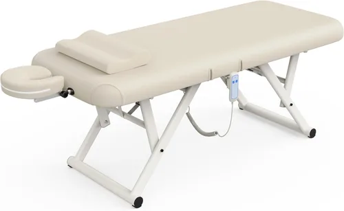Miniatura 9 de Mesa de masaje ajustable con almohada facial y reposacabezas para mesa de tratamiento, mesa de terapia física, cama facial de spa, altura y respaldo