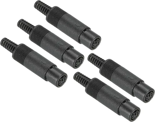 Miniatura 7 de PATIKIL S-Video DIN Mini hembra Socket 4 Pin transmisión de señal para TV, reproductor de DVD paquete de 5